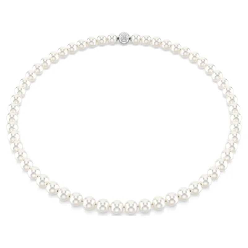 Collana Matrix, Crystal Pearl, Bianca Donna Swarovski Collana Matrix, Crystal Pearl, Bianca Donna Swarovski