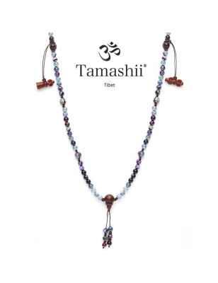 COLLANA AGATA AMARENA UOMO-DONNA TAMASHII MUDRA