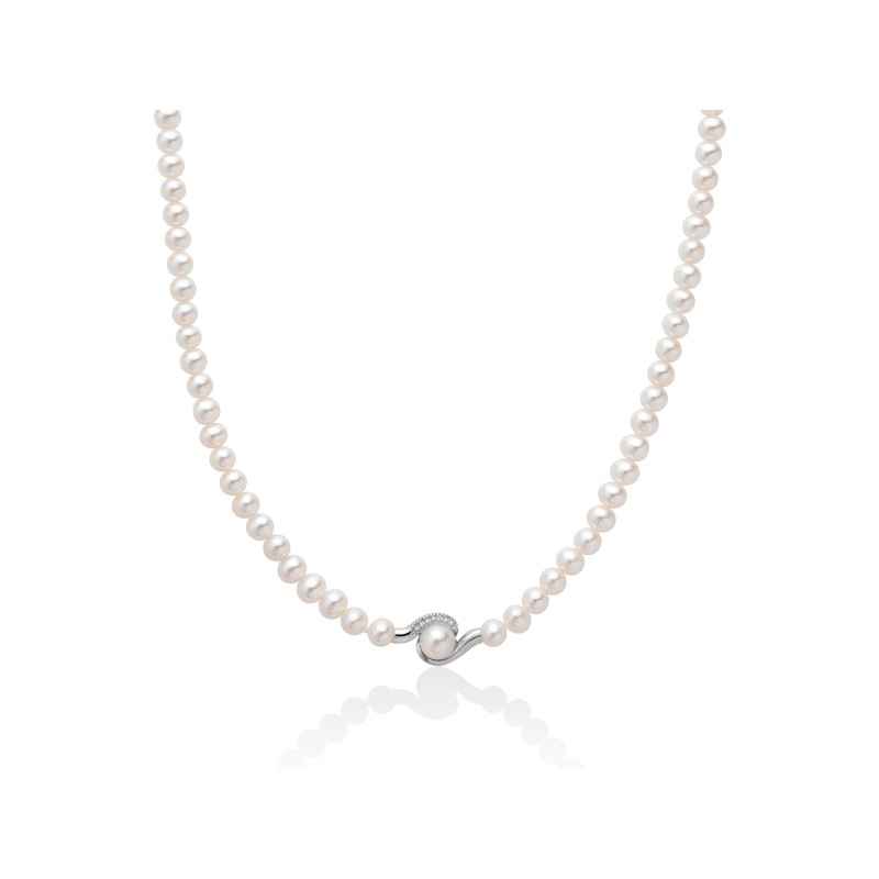 Collana ORO PERLE DIAMANTI Donna Miluna Le Perle Collana ORO PERLE DIAMANTI Donna Miluna Le Perle