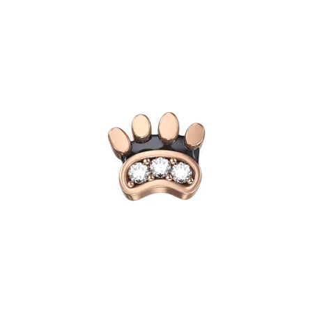 Elemento Orma Gatto Oro rosa e diamanti Donnaoro Elements
