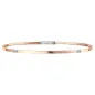 Bracciale rigido Argento Rosato mis.L Donnaoro