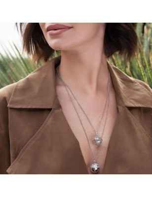 COLLANA CHIAMA ANGELI IN ARGENTO ROBERTO GIANNOTTI CHIAMA ANGELI SFA148 ROBERTO GIANNOTTI