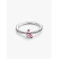 Anello Farfalla Luminosa Rosa mis.52 Donna Pandora