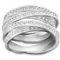Anello chevalier Spiral mis.50 Donna Swarovski