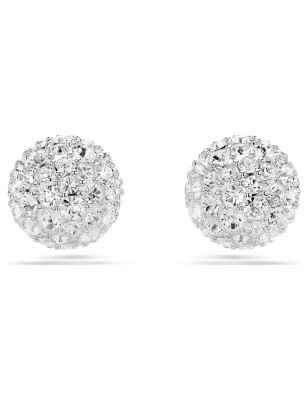 Orecchini a lobo Dextera Taglio Round Sfera Donna Swarovski