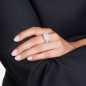Anello COCKTAIL METEORA RODIO M58 Donna Swarovski