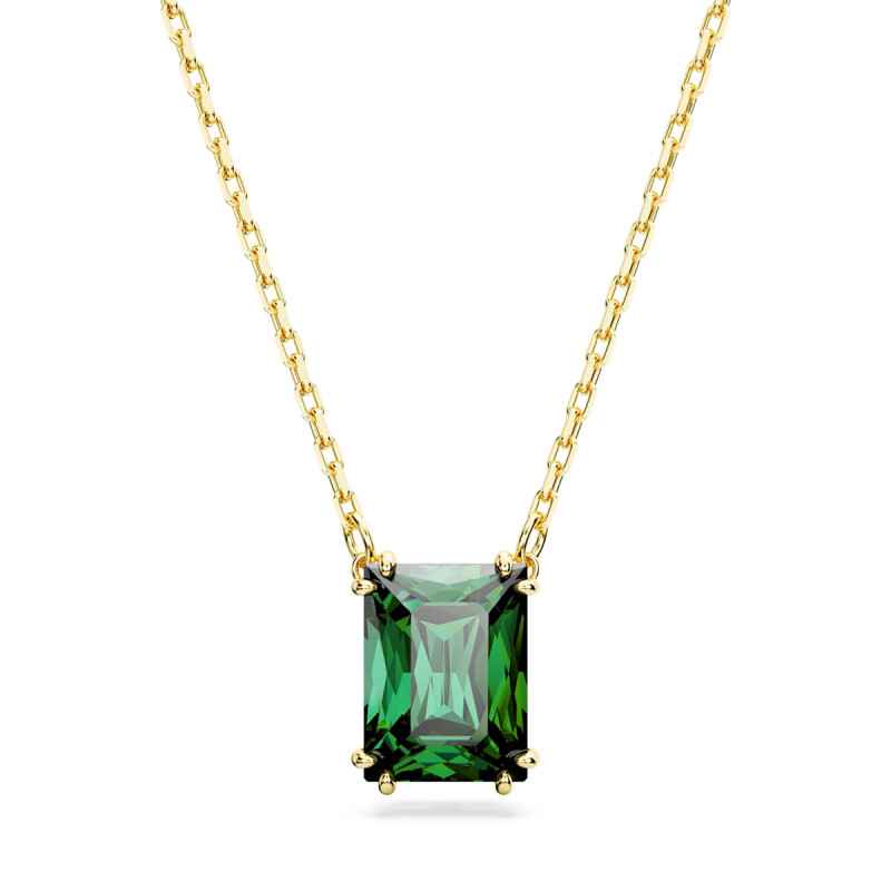 Collana TAGLIO RETTANGOLARE VERDE Donna Swarovski Matrix