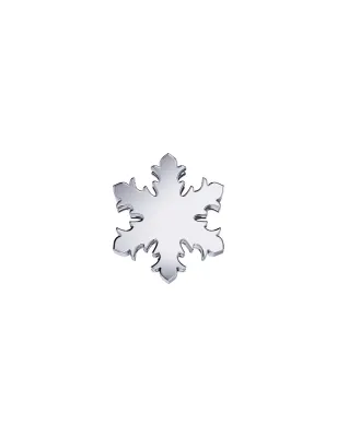 Elemento Fiocco di Neve in Oro Bianco 18k Donna Donnaoro
