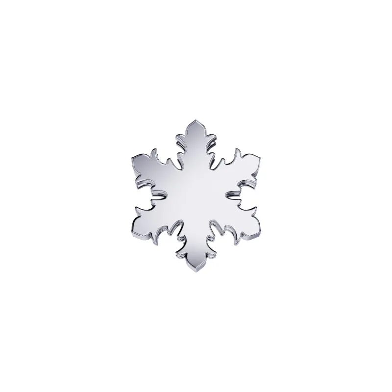 Elemento Fiocco di Neve in Oro Bianco 18k Donna Donnaoro