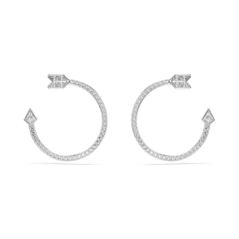 Orecchini a cerchio Idyllia, Freccia Donna Swarovski