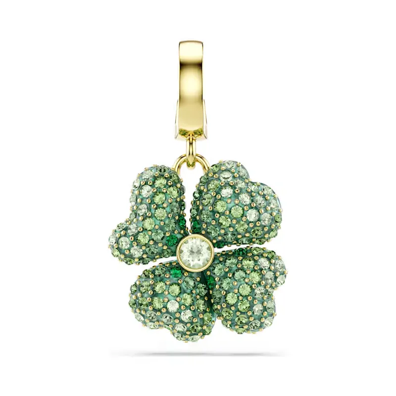 Charm Idyllia Quadrifoglio Verde Donna Swarovski Charm Idyllia Quadrifoglio Verde Donna Swarovski