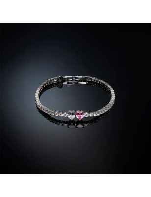 BRACCIALE 2 CUORI DONNA CHIARA FERRAGNI FIRST LOVE