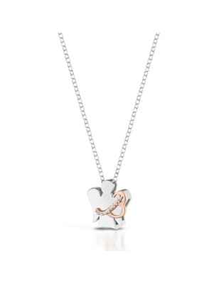 COLLANA ANGELO CON LETTERA B DONNA ROBERTO GIANNOTTI 