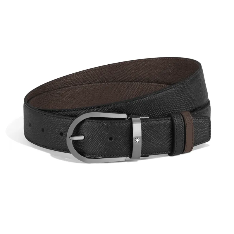 Cintura Sartorial Reversibile 35mm Ferro Cavallo MB222357 Uomo Montblanc Cintura Sartorial Reversibile 35mm Ferro Cavallo MB222357 Uomo Montblanc