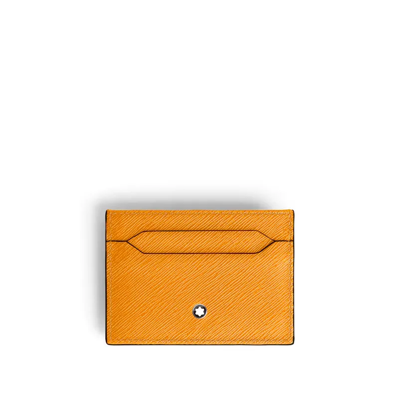 Porta Carte Di Credito Sartorial Zafferano 5 Tasche MB221464 Montblanc Porta Carte Di Credito Sartorial Zafferano 5 Tasche MB221464 Montblanc