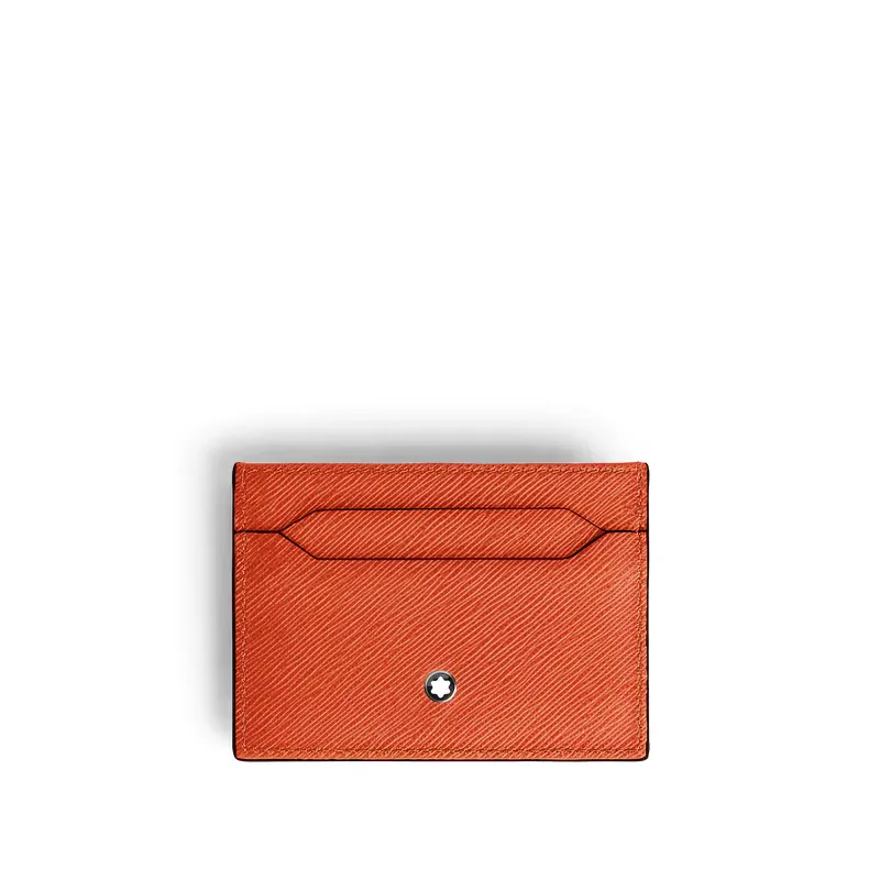Porta Carte Di Credito Sartorial 5 Tasche Mandarino MB221352 Montblanc Porta Carte Di Credito Sartorial 5 Tasche Mandarino MB221352 Montblanc