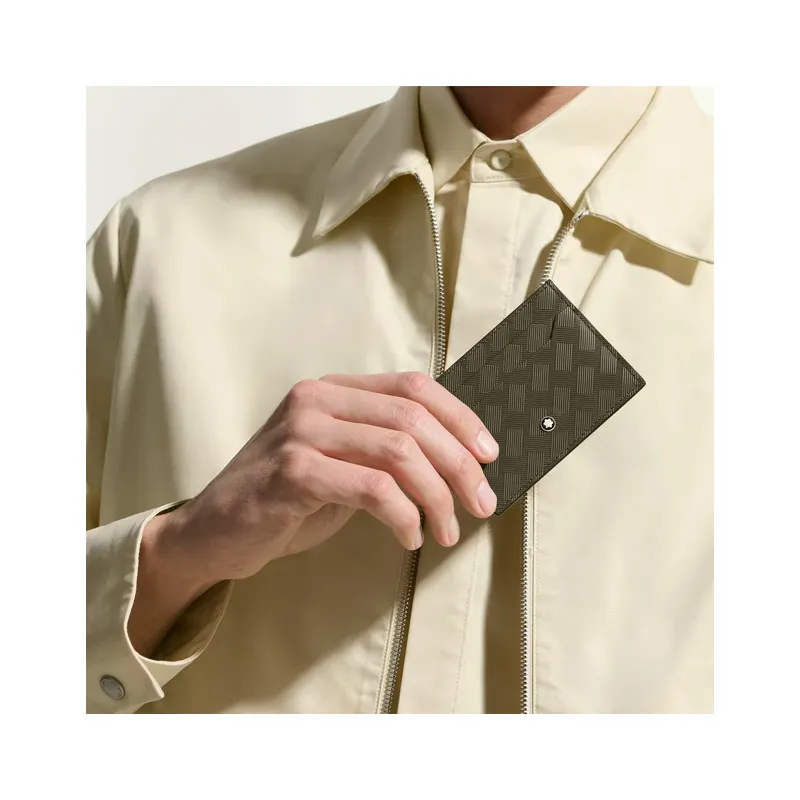 Porta Carte Di Credito Extreme 3.0 5 Tasche Kaki MB221422 Uomo Montblanc Porta Carte Di Credito Extreme 3.0 5 Tasche Kaki MB221422 Uomo Montblanc