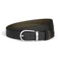 Cintura Sartorial Reversibile 30mm Nero Kaki MB222141 Uomo Montblanc Cintura Sartorial Reversibile 30mm Nero Kaki MB222141 Uomo Montblanc