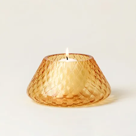 Lele portacandele ambra balloton ø18 h8 Murano Venini