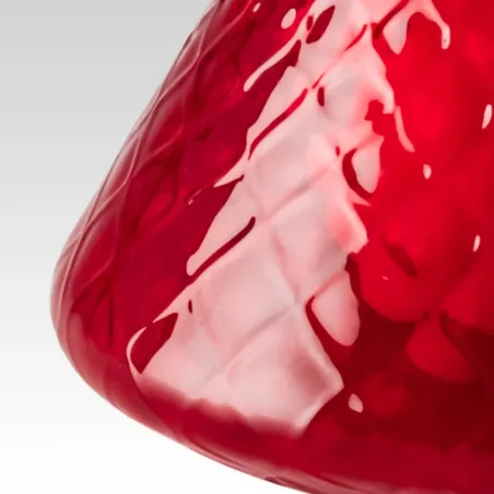 Lele portacandele rosso balloton ø18 h8 Murano Venini