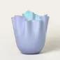 Fazzoletto lilla menta vaso medium h24 ø20 Murano Venini
