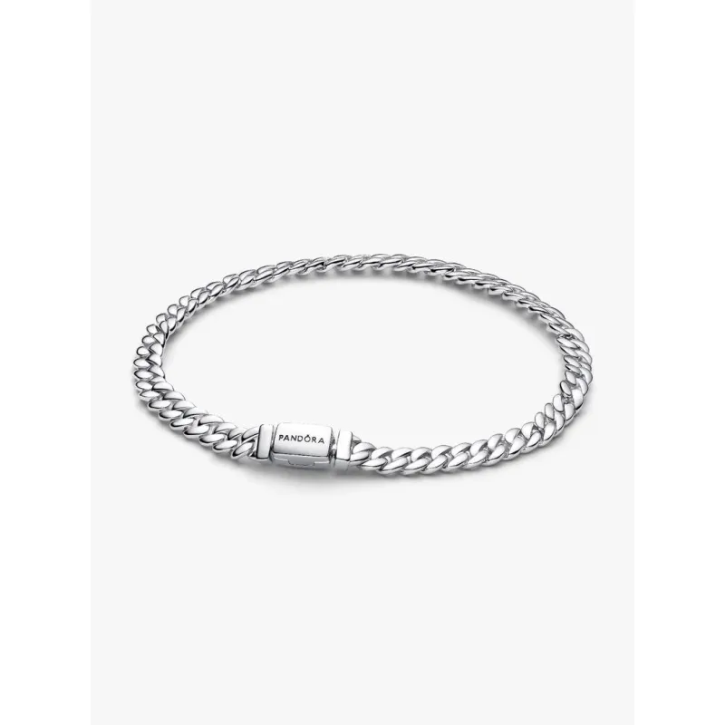 Bracciale Catena Maglia Cubana cm.20 Donna Pandora Bracciale Catena Maglia Cubana cm.20 Donna Pandora