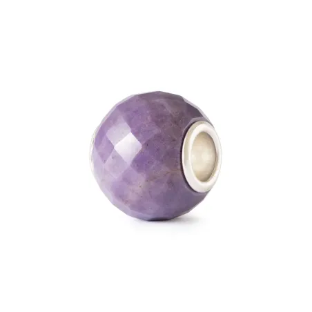 Bead Giada Viola Rotonda Sfaccettata Donna Trollbeads
