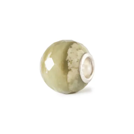 Bead Calcite Giallo-Verde Rotonda Sfaccettata Donna Trollbeads
