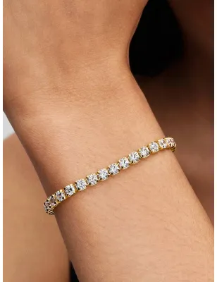 Bracciale Tennis Dorato con Pietre Grandi Donna Pandora - category_name - XDMG De Marchi Gianotti