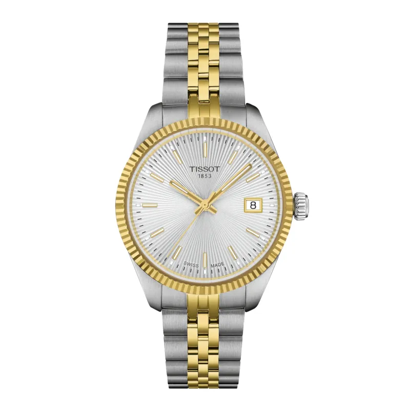 Orologio Ballade 34mm PVD oro guilloché T1562102203100 Donna Tissot Orologio Ballade 34mm PVD oro guilloché T1562102203100 Donna Tissot