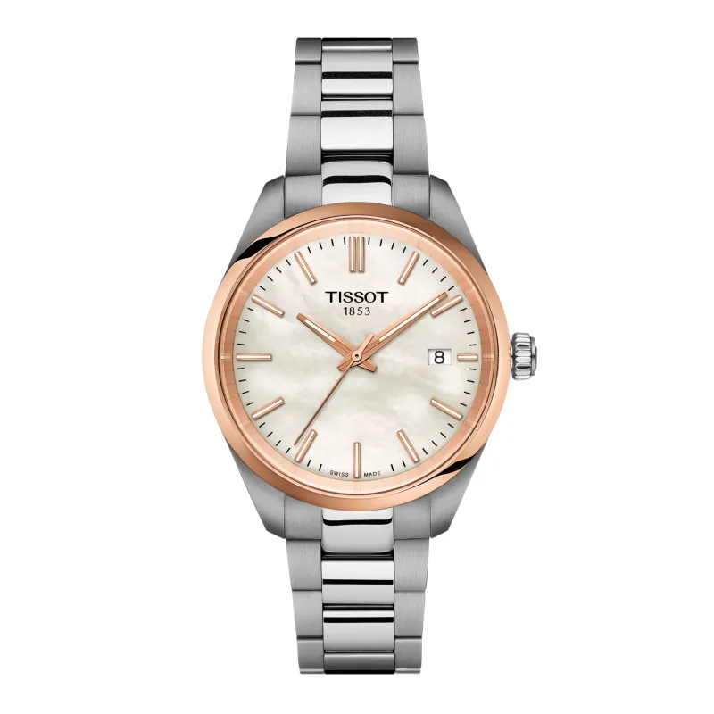 Orologio PR 100 34mm PVD oro rosa madreperla T1502102111100 Donna Tissot Orologio PR 100 34mm PVD oro rosa madreperla T1502102111100 Donna Tissot