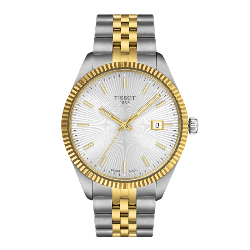 Orologio Ballade 40mm PVD oro guilloché T1564102203100 Uomo Tissot Orologio Ballade 40mm PVD oro guilloché T1564102203100 Uomo Tissot