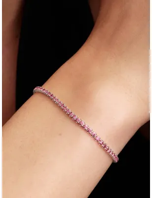 Bracciale Tennis con Pietre Rosa Piccole cm.18 Donna Pandora - category_name - XDMG De Marchi Gianotti