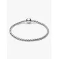 Bracciale Maglia Spiga con Chiusura a Sfera cm.19 Donna Pandora Bracciale Maglia Spiga con Chiusura a Sfera cm.19 Donna Pandora