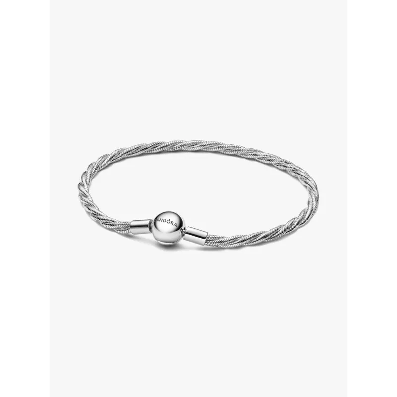 Bracciale Maglia Doppia Intrecciata cm.18 Donna Pandora Bracciale Maglia Doppia Intrecciata cm.18 Donna Pandora