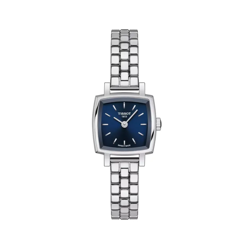 Orologio Lovely Square 20x20mm blu T0581091104101 Donna Tissot Orologio Lovely Square 20x20mm blu T0581091104101 Donna Tissot