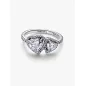 Anello Doppi Cuori Luminosi mis.58 Donna Pandora