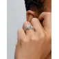 Anello Doppi Cuori Luminosi mis.58 Donna Pandora