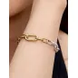 Bracciale Maglia Link Dorato e Argento cm.15 Donna Pandora