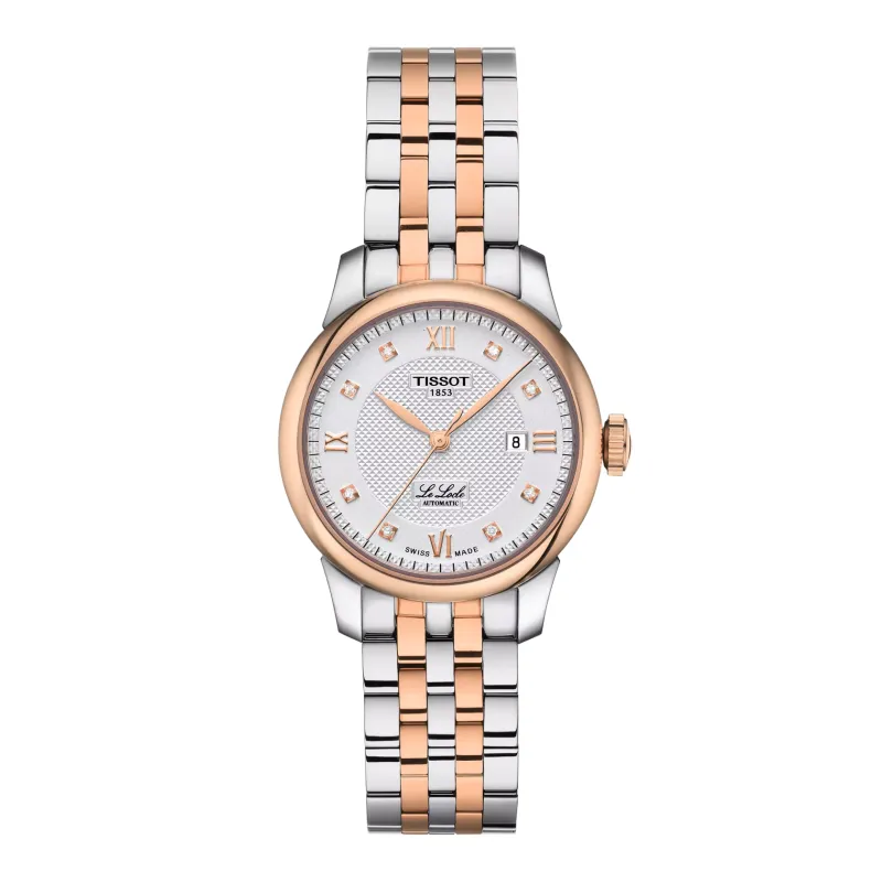 Orologio Le Locle 29mm oro rosa diamanti T0062072203600 Donna Tissot Orologio Le Locle 29mm oro rosa diamanti T0062072203600 Donna Tissot