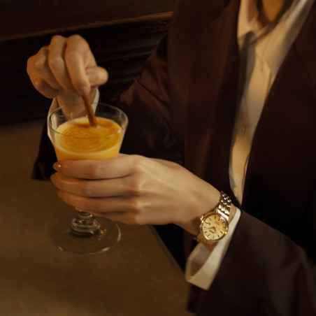 Orologio Presage Cocktail 30mm automatico oro SRE018J1 Donna Seiko