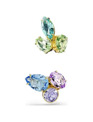 Orecchini Ear Cuff Gema, Multicolore, Placcato Color Oro Donna Swarovski