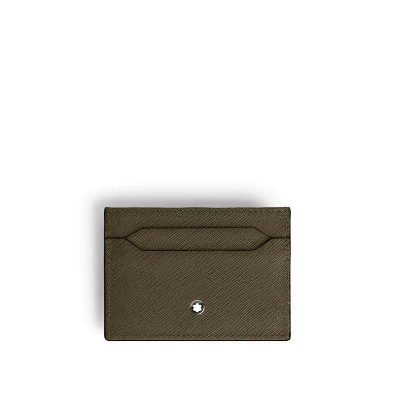 Porta Carte Di Credito Saffiano kaki MB222363 Uomo Montblanc Porta Carte Di Credito Saffiano kaki MB222363 Uomo Montblanc