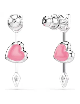 Orecchini Pendenti Idyllia, Cuore con Freccia Placcato Rodio Donna Swarovski - category_name - XDMG De Marchi Gianotti