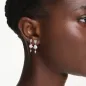 Orecchini Pendenti Idyllia, Cuore con Freccia Placcato Rodio Donna Swarovski