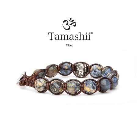 BRACCIALE BLUE UOMO-DONNA TAMASHII RUOTA DELLA PREGHIERA BHS1100-269 Tamashii
