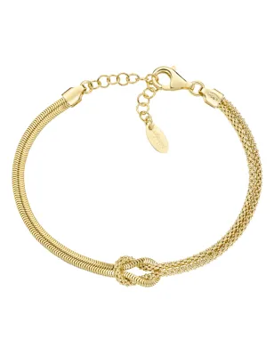 Bracciale Nodo d'Amore Dorato Amen