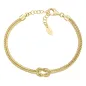 Bracciale Nodo d'Amore Dorato Amen