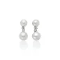 Orecchini argento perle topazi doppio PER2889 Donna Miluna Orecchini argento perle topazi doppio PER2889 Donna Miluna