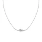Collana Nodo d'Amore in Ottone con Zirconi Donna Amen